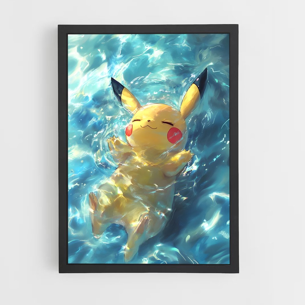 Poster Pika Power – affiche Pokemon (vue 2)