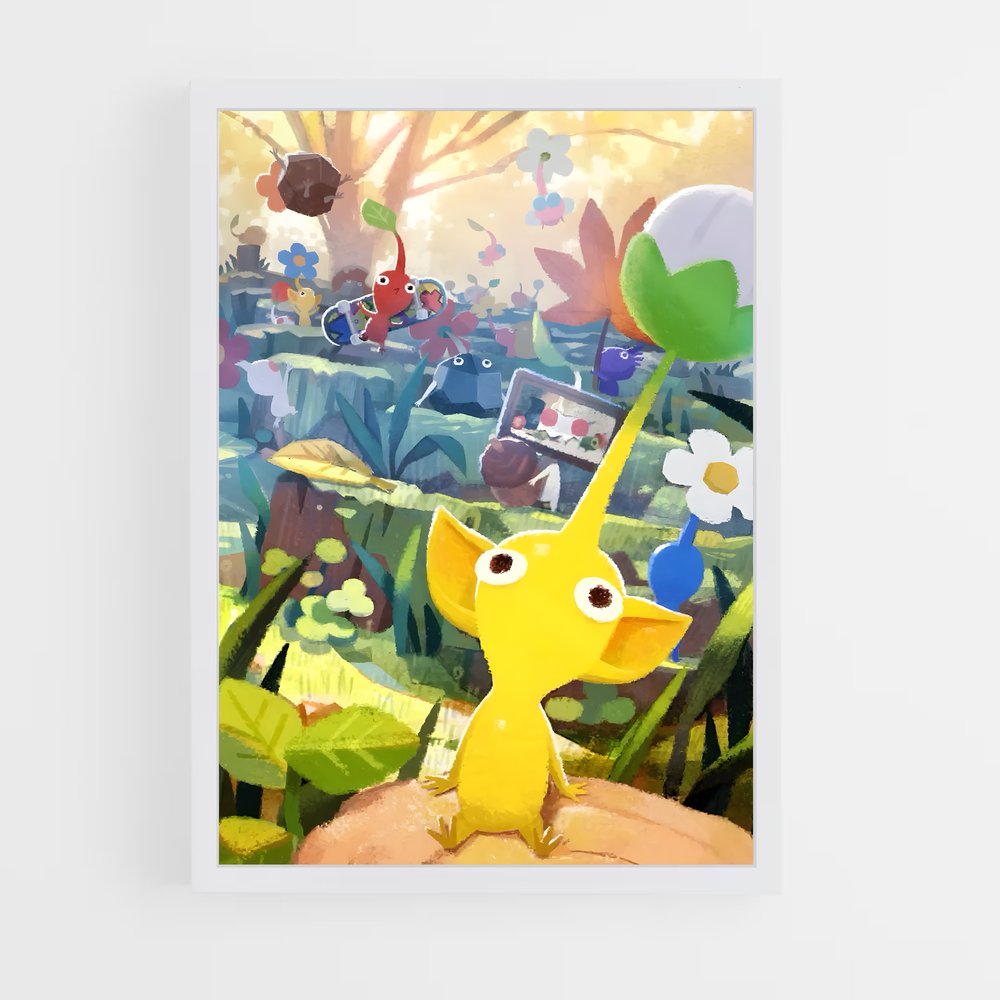 Poster Pikmin Adventures – affiche Super Smash Bros (vue 3)