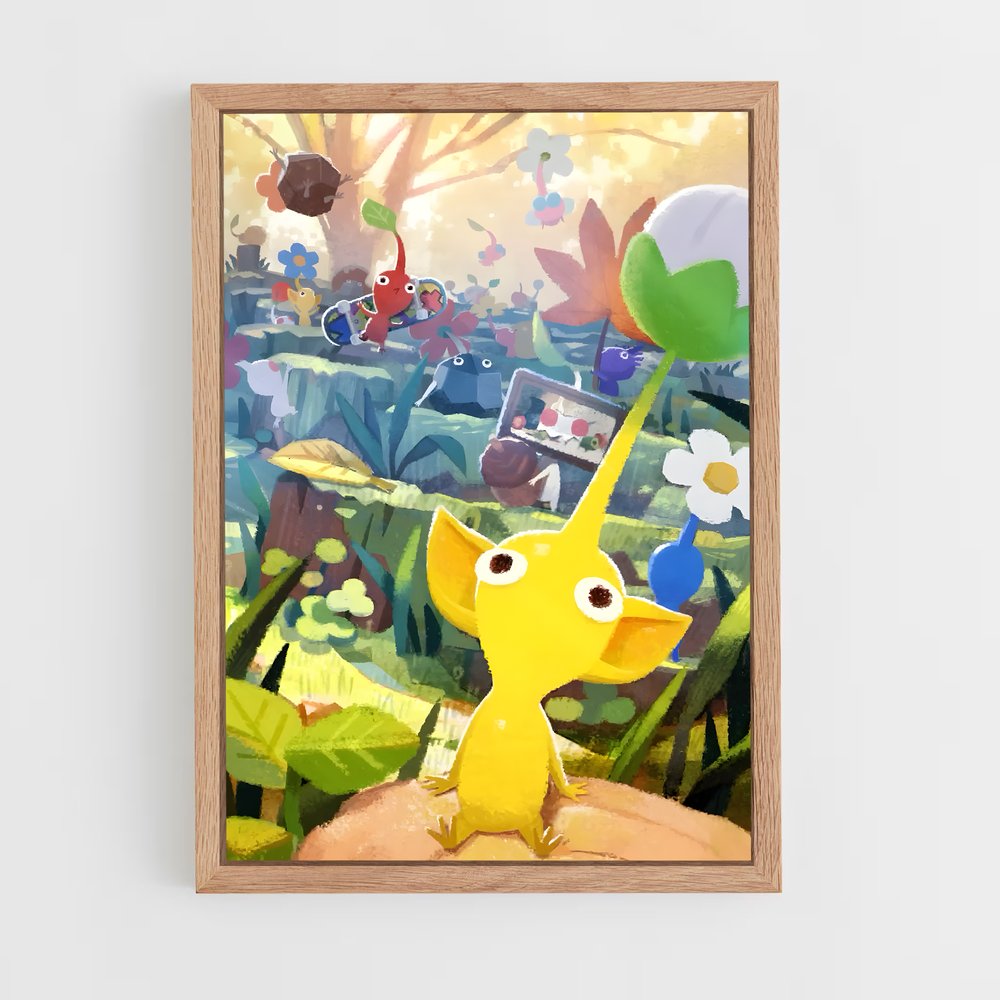 Poster Pikmin Adventures – affiche Super Smash Bros (vue 4)