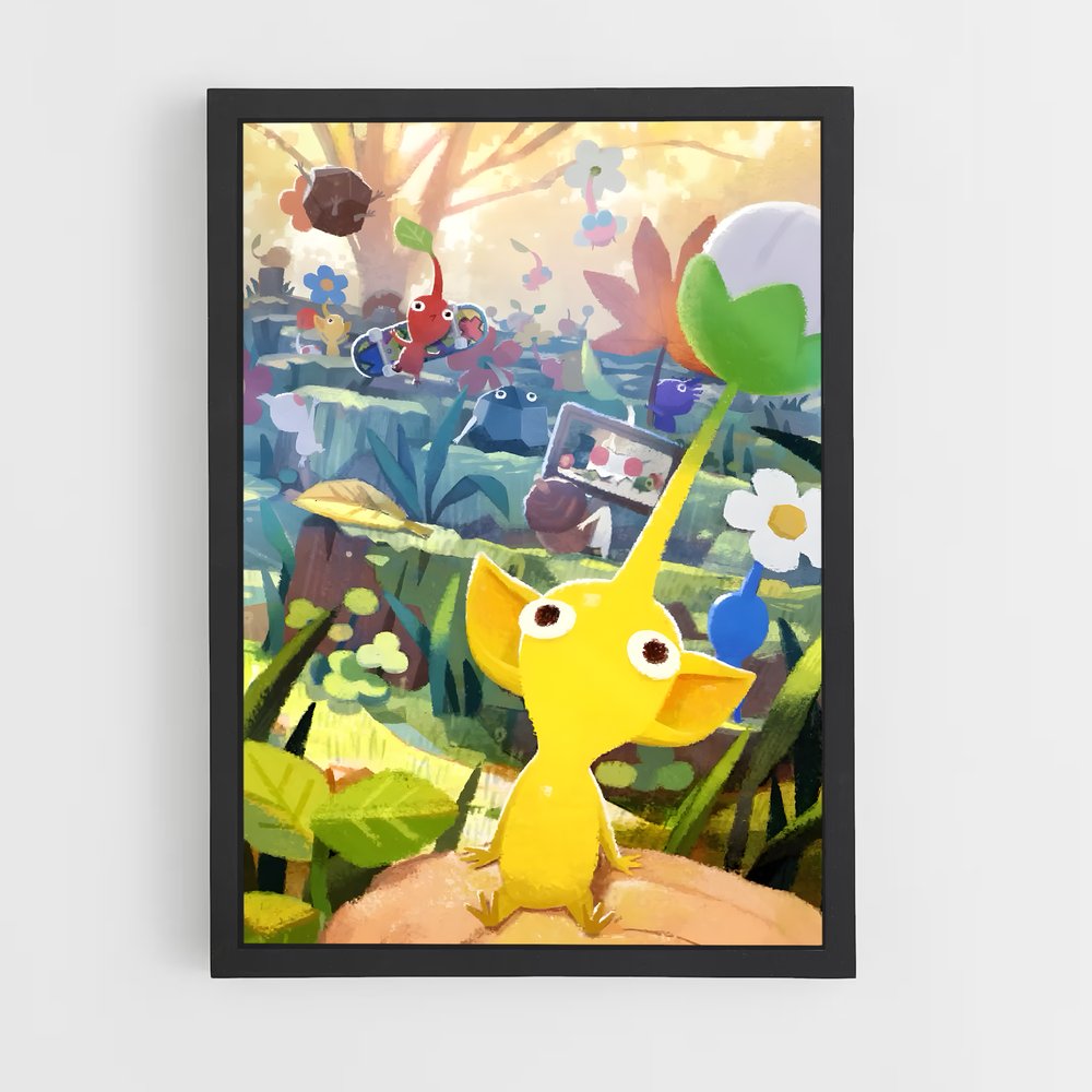 Poster Pikmin Adventures – affiche Super Smash Bros (vue 2)