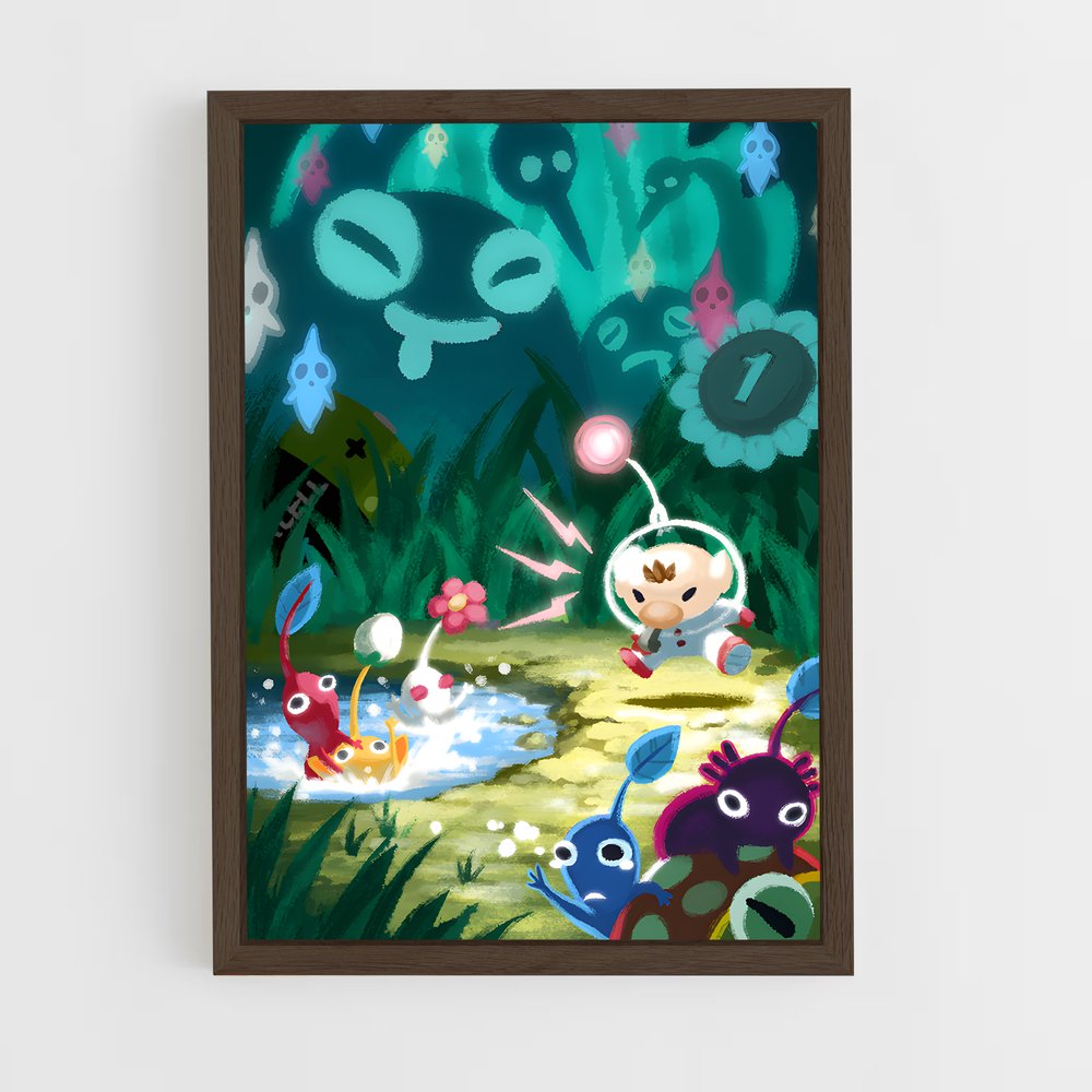 Poster Dans les Profondeurs – affiche Super Smash Bros (vue 5)