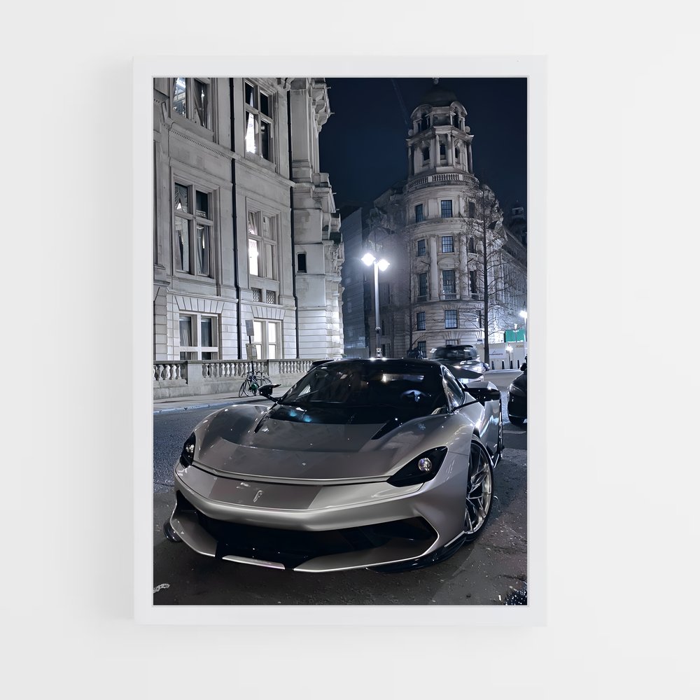 Poster Silver Dreams – affiche Pininfarina (vue 3)