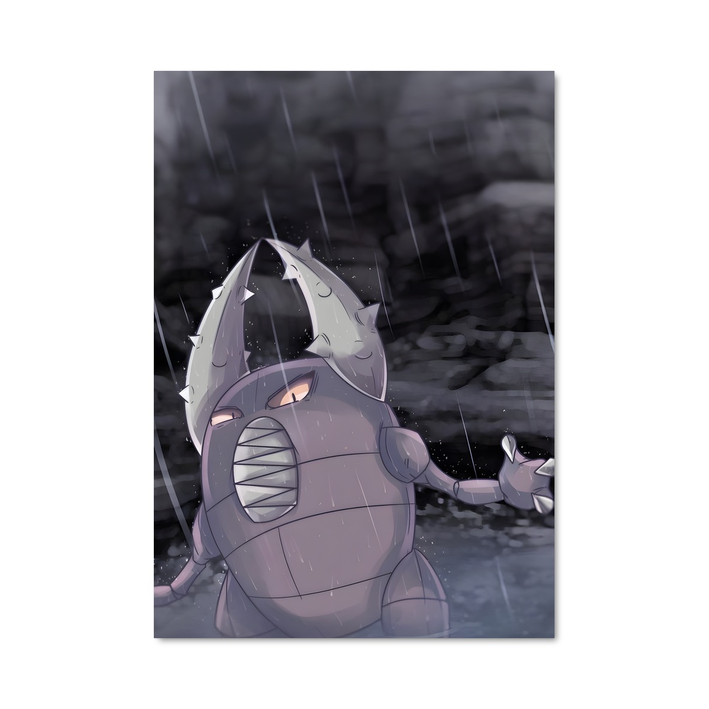 Poster suspendu pluie – affiche Pokemon