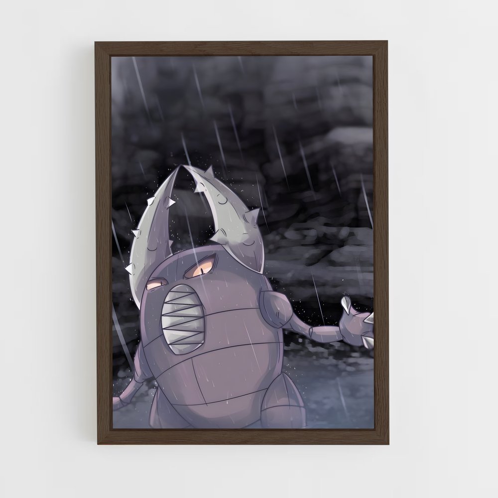 Poster suspendu pluie – affiche Pokemon (vue 5)