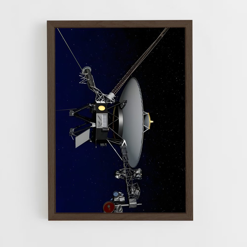 Poster Satellite Voyager – affiche Missions spatiales (vue 5)