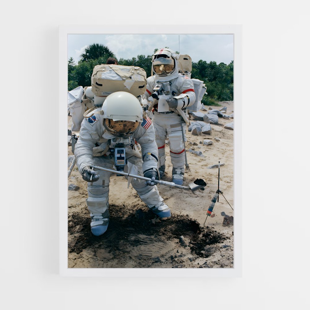 Poster Explorateurs de Mars – affiche Missions spatiales (vue 3)