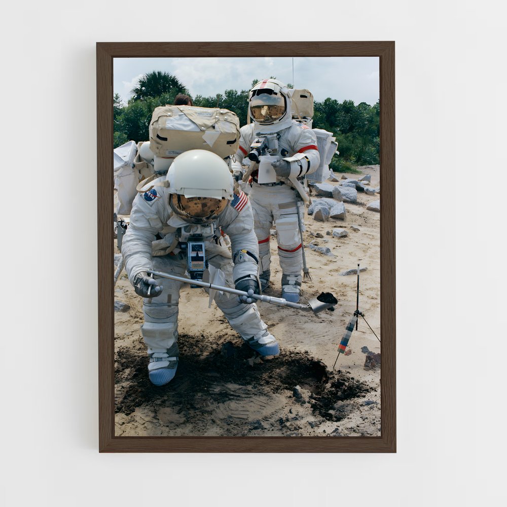 Poster Explorateurs de Mars – affiche Missions spatiales (vue 5)