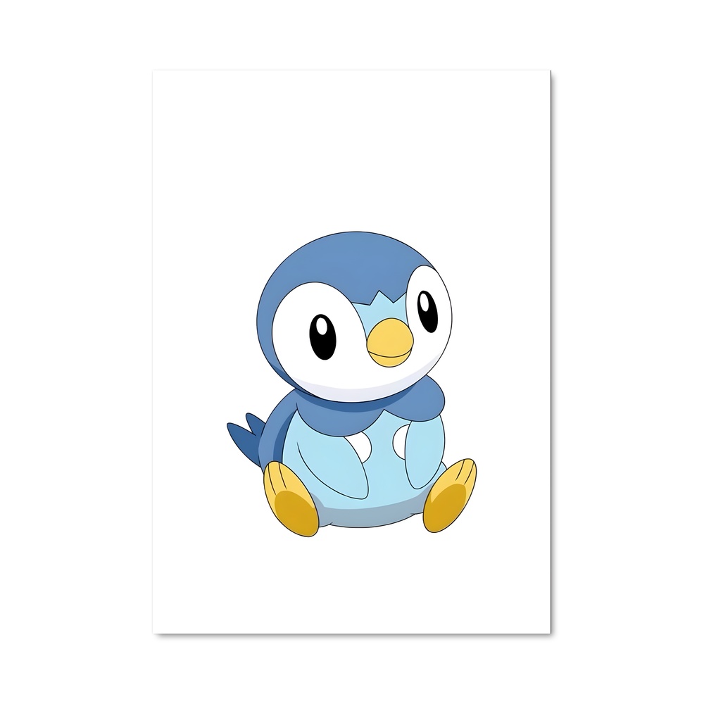 Poster Piplup en Folie – affiche Pokemon