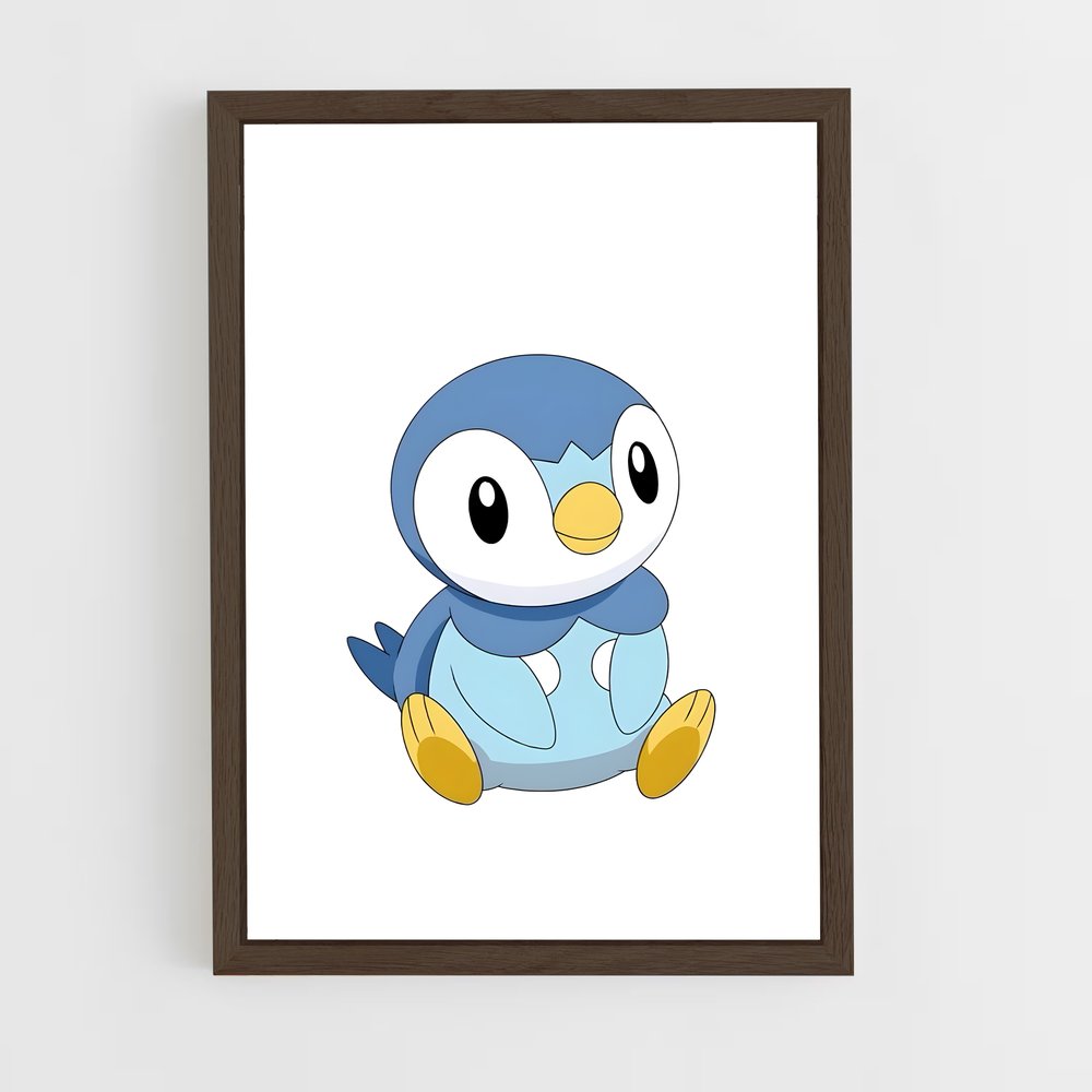 Poster Piplup en Folie – affiche Pokemon (vue 5)
