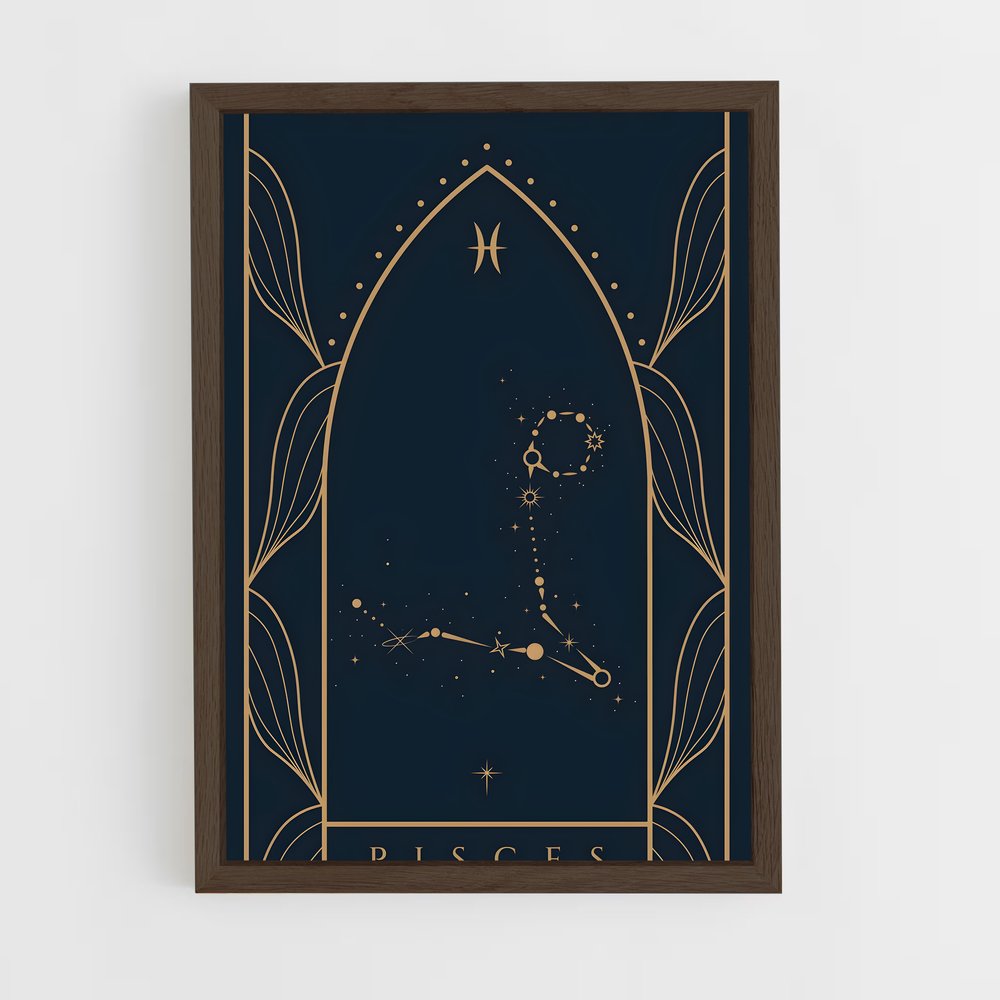 Poster Étoiles des Poissons – affiche Constellations (vue 5)