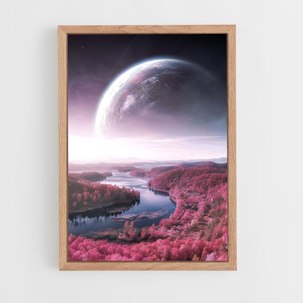 Poster L'Oasis Céleste – affiche Système solaire (vue 4)