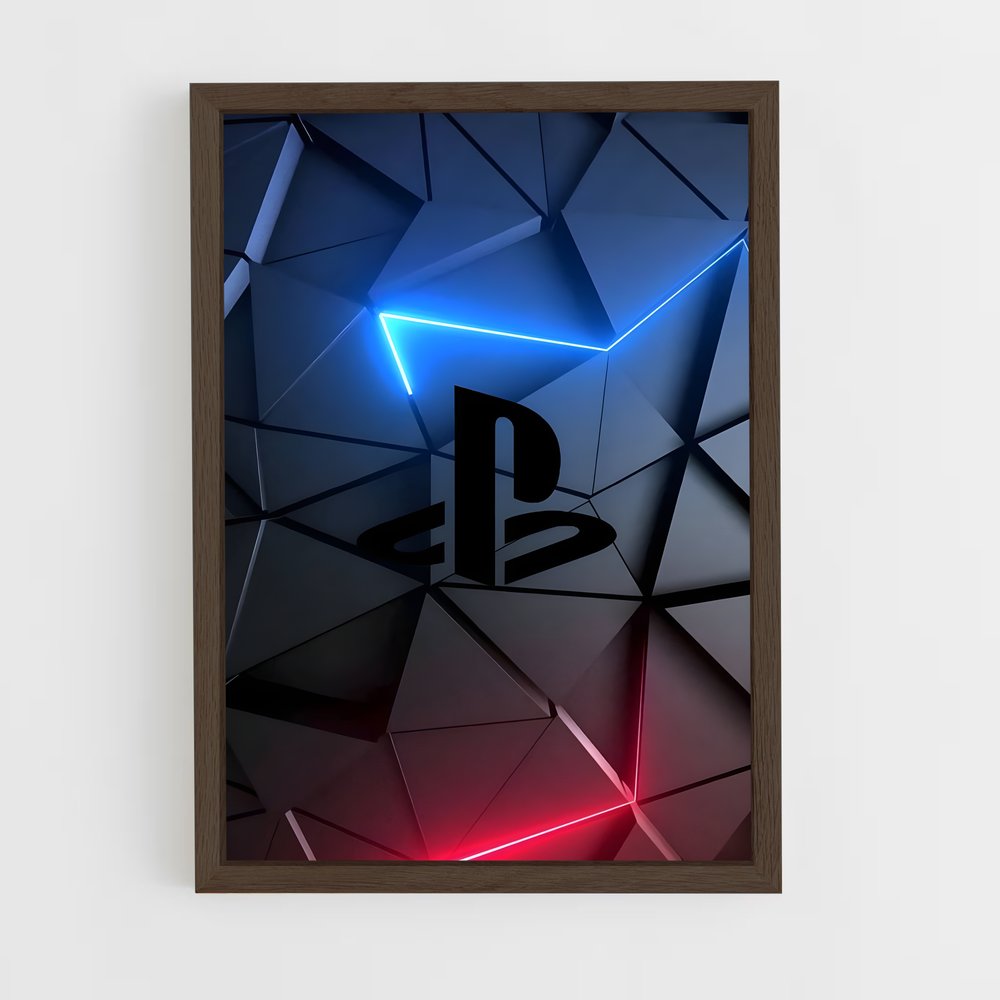 Poster Logo PlayStation – affiche Consoles (vue 5)