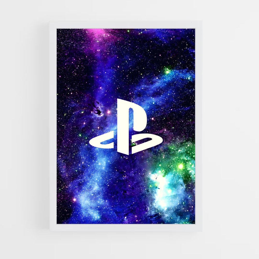 Poster Galaxie PlayStation – affiche Consoles (vue 3)