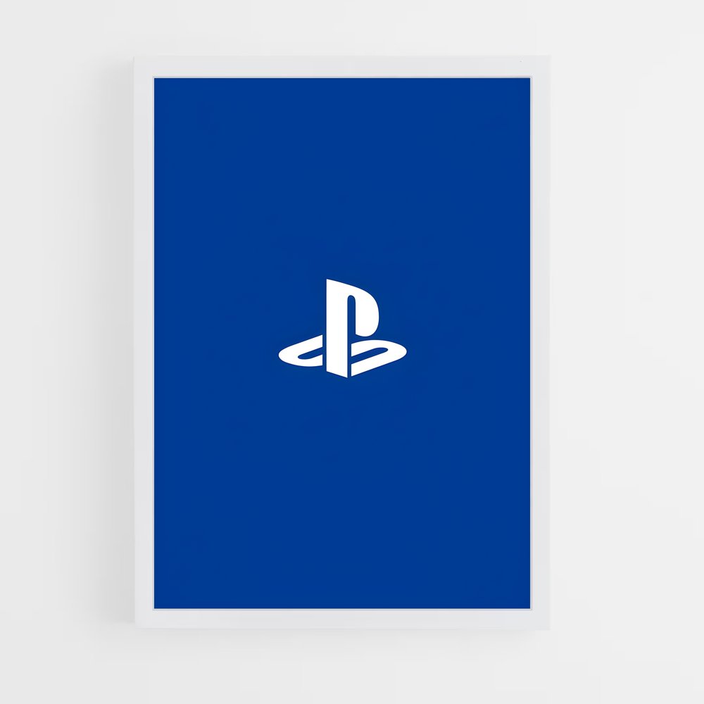 Poster PlayStation Blue Burst – affiche Consoles (vue 3)