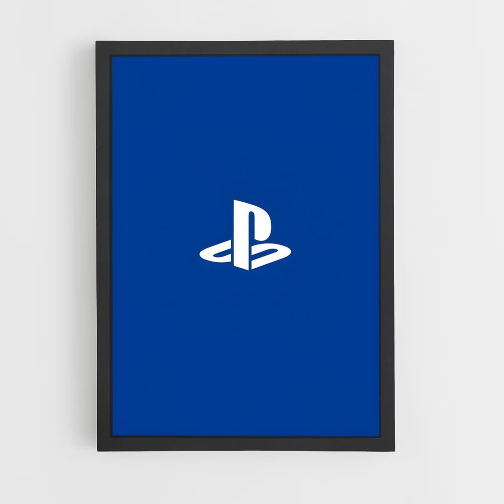 Poster PlayStation Blue Burst – affiche Consoles (vue 2)