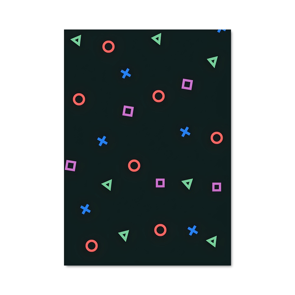 Poster Geometric Play