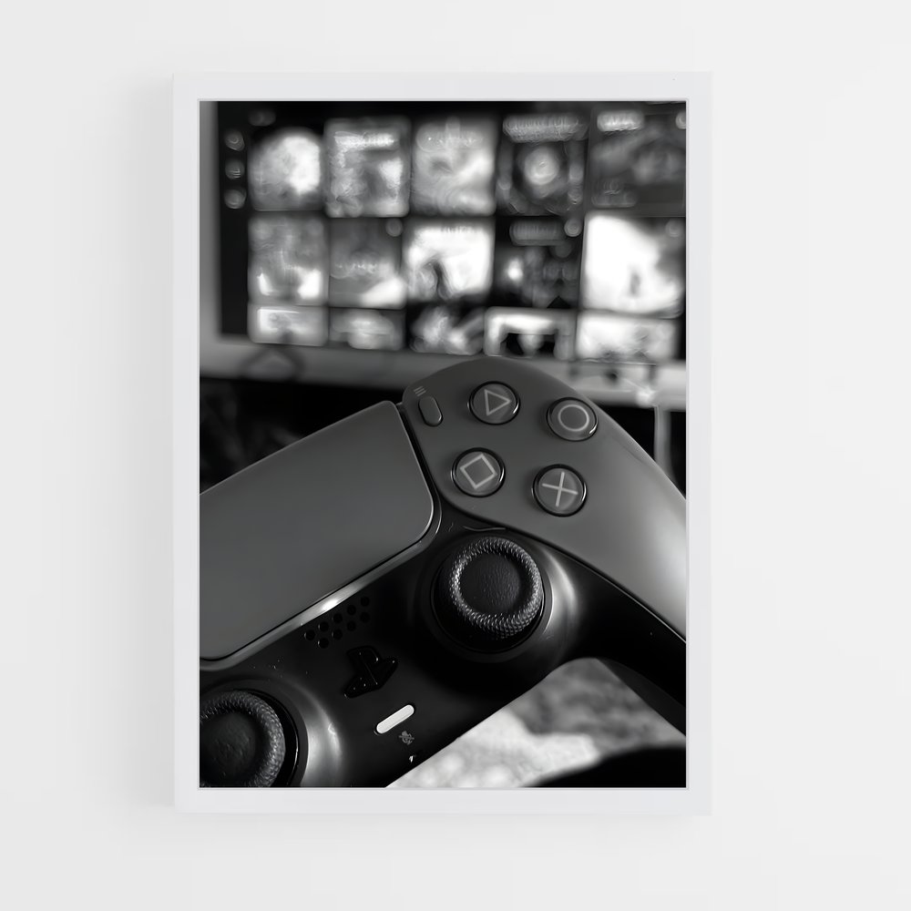 Poster DualShock Vibes – affiche Consoles (vue 3)