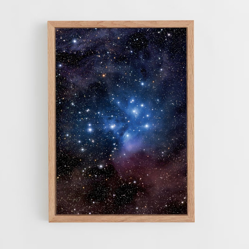 Poster Étoiles de la Pleiade (vue 4)