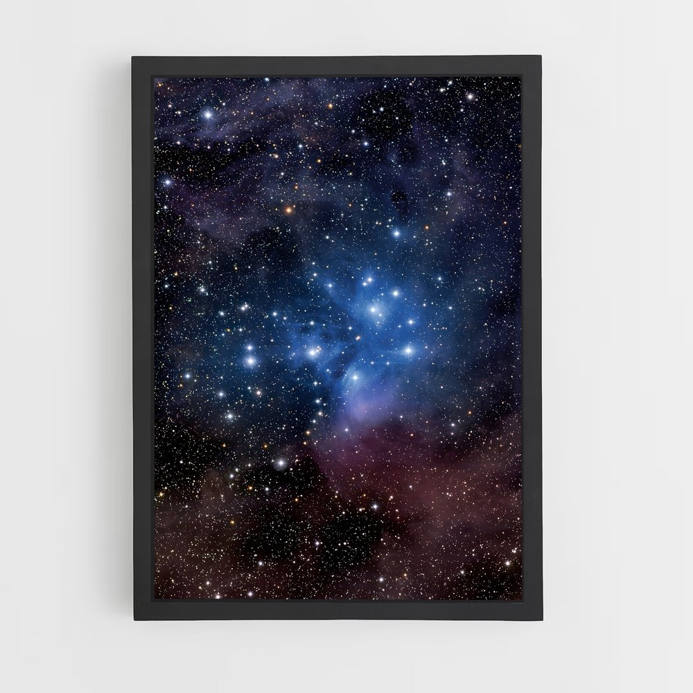 Poster Étoiles de la Pleiade (vue 2)