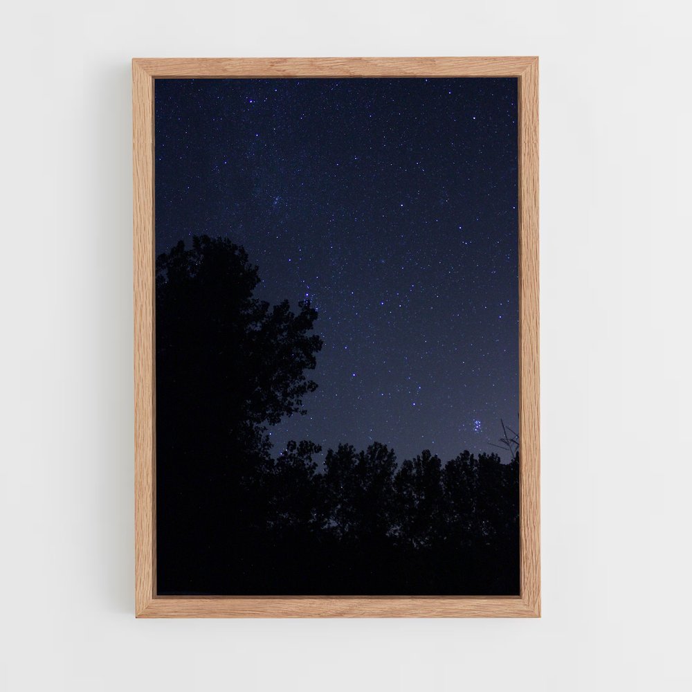 Poster magnifique des Pléiades – affiche Étoiles (vue 4)
