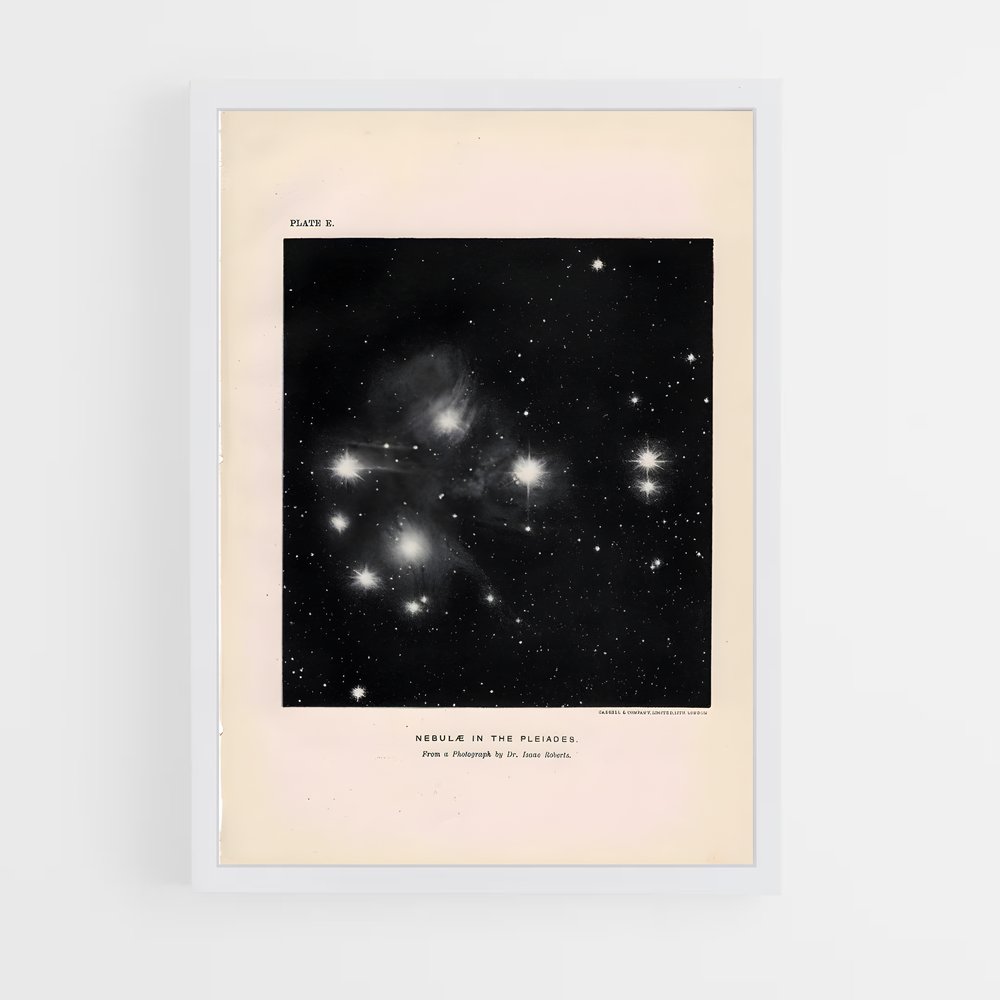 Poster splendide des Pléiades – affiche Étoiles (vue 3)
