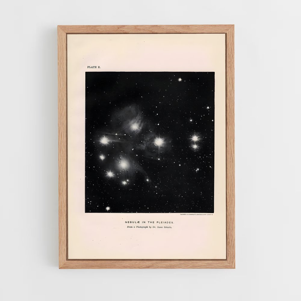 Poster splendide des Pléiades – affiche Étoiles (vue 4)