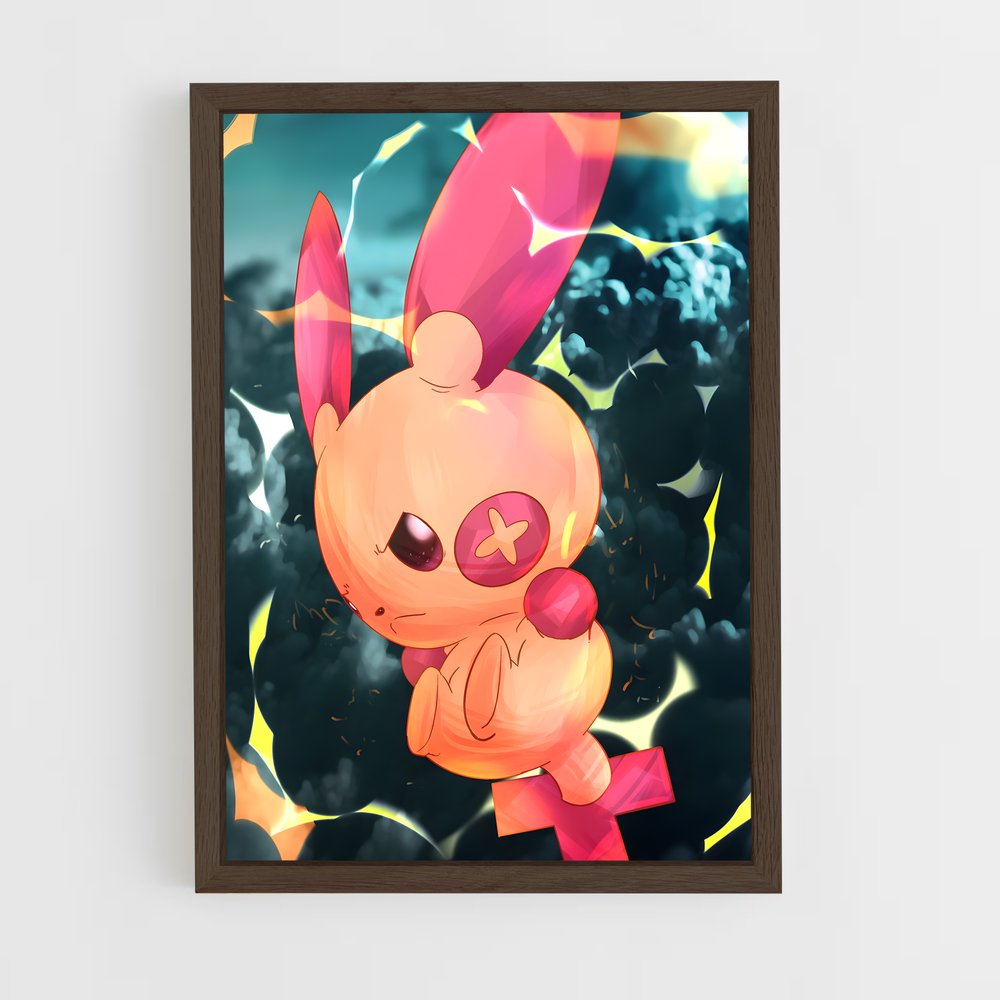 Poster Câlin de Rose – affiche Pokemon (vue 5)