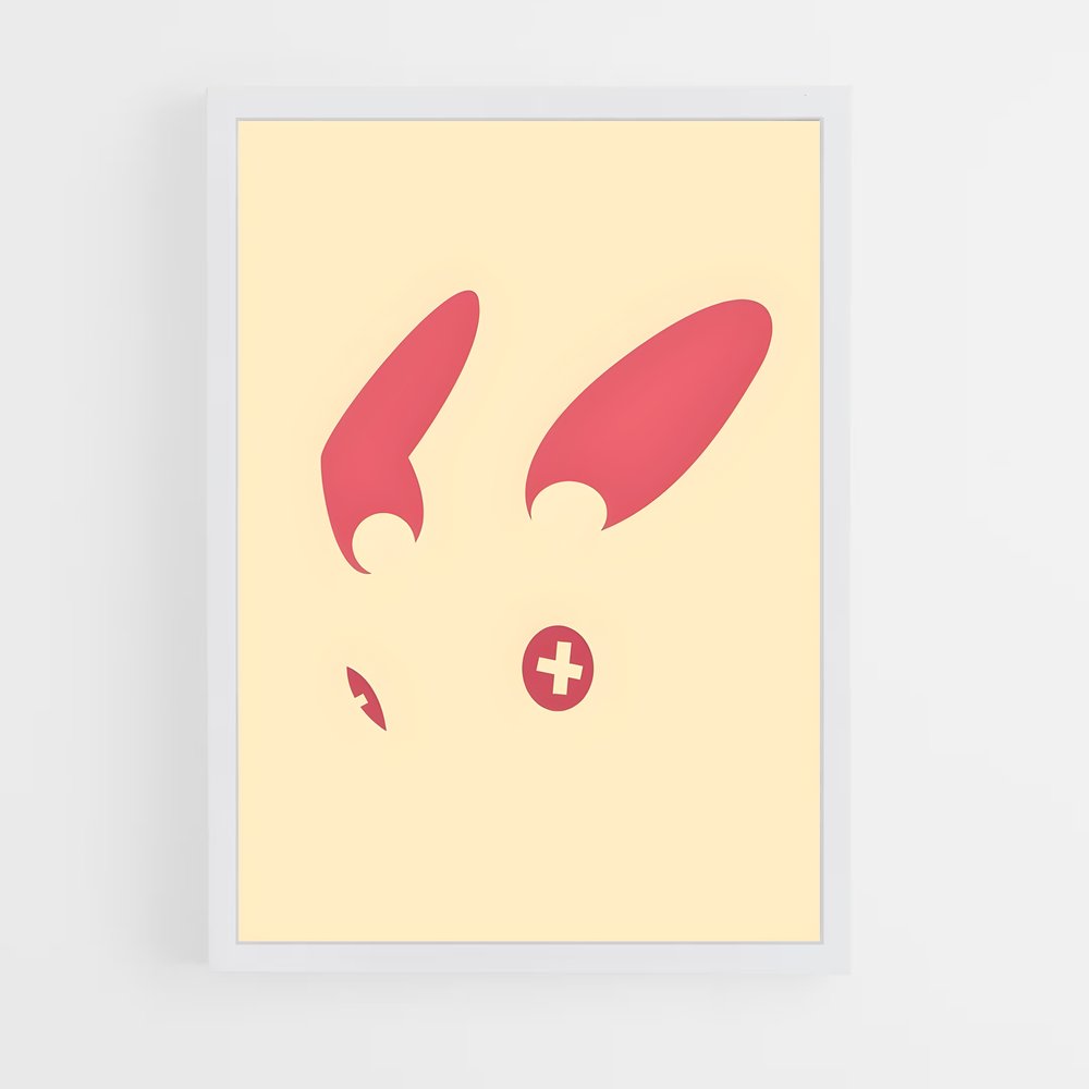 Poster Tête de Lapin – affiche Pokemon (vue 3)