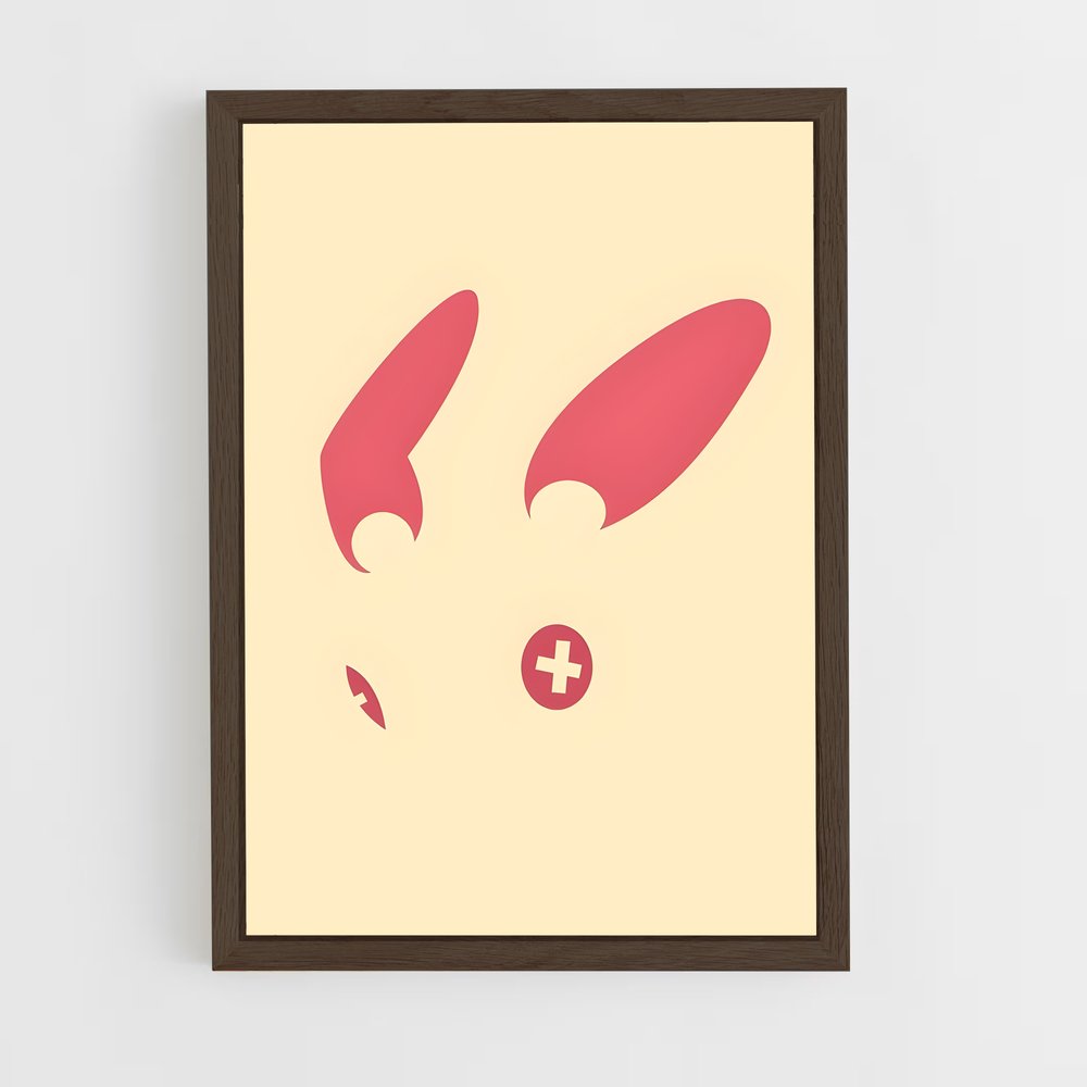 Poster Tête de Lapin – affiche Pokemon (vue 5)