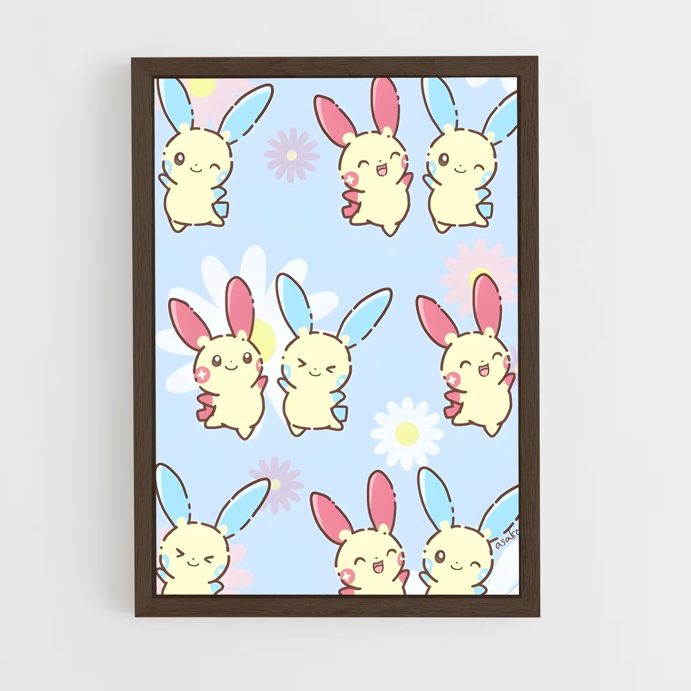 Poster Animaux Enchantés – affiche Pokemon (vue 5)
