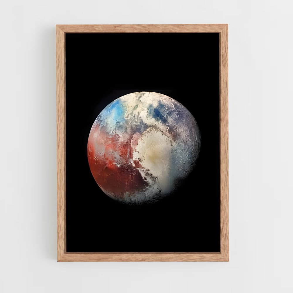 Poster Pluton Mystique – affiche Système solaire (vue 4)
