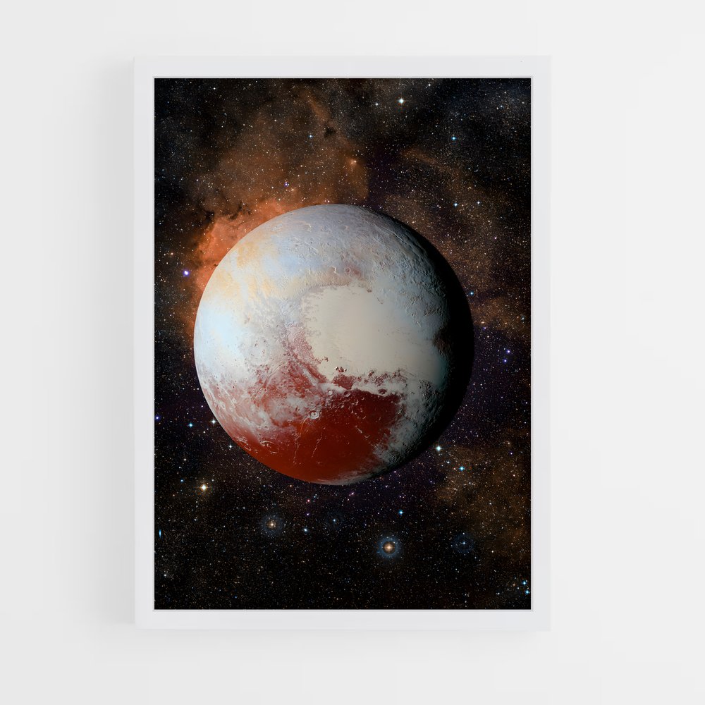 Poster Magique de Pluton – affiche Système solaire (vue 3)