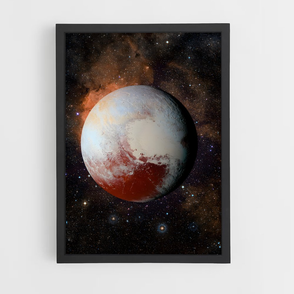Poster Magique de Pluton – affiche Système solaire (vue 2)