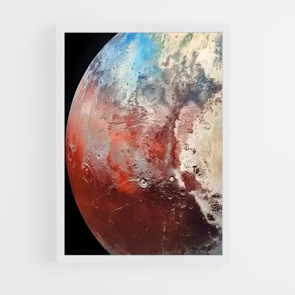 Poster Lune de Pluton – affiche Système solaire (vue 3)