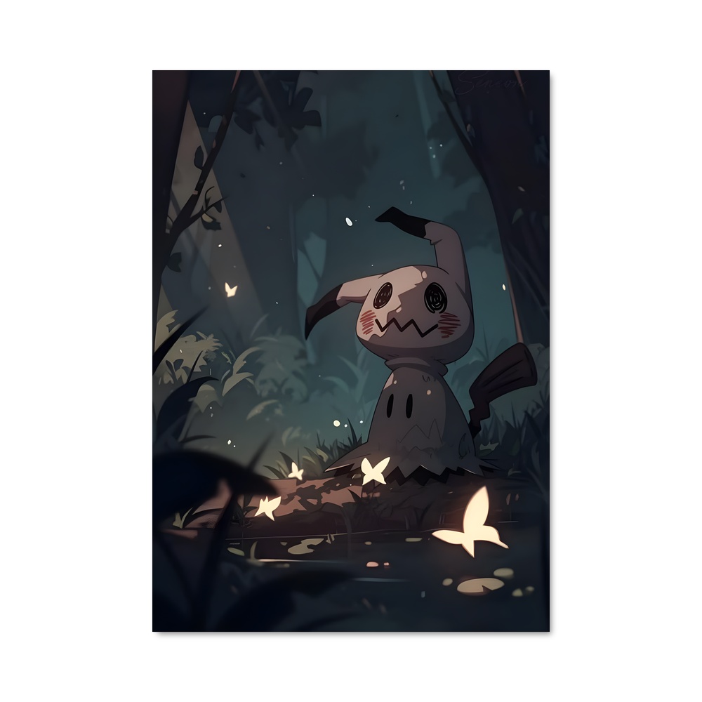 Poster Pikachu en Aventure – affiche Pokemon