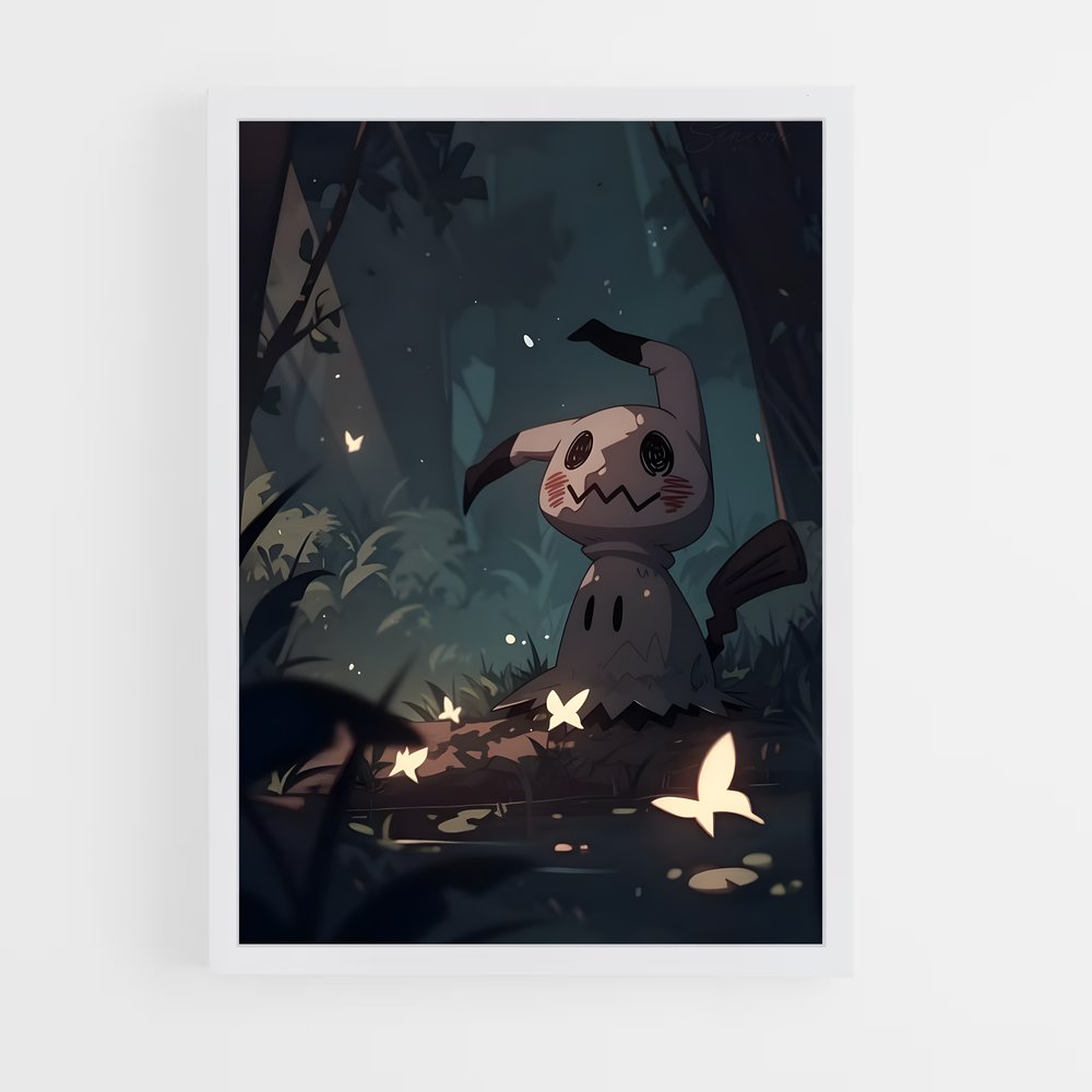 Poster Pikachu en Aventure – affiche Pokemon (vue 3)