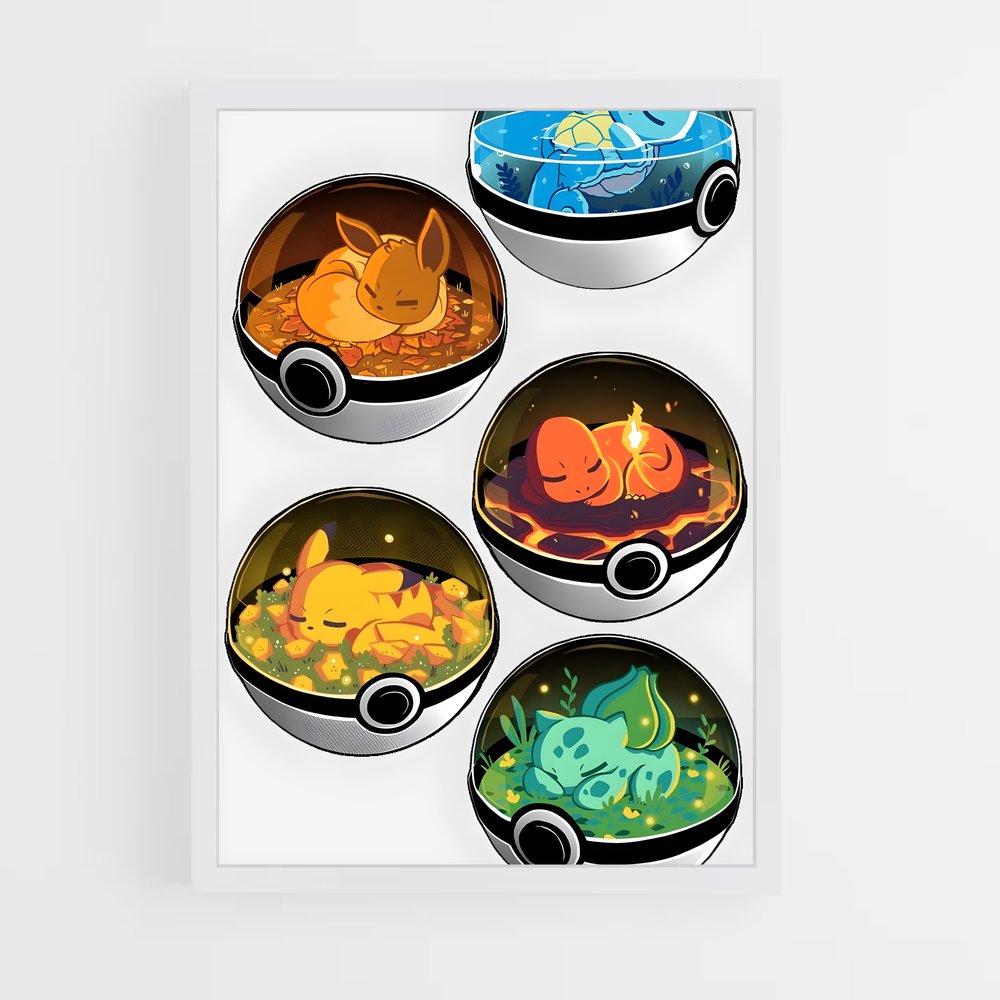 Poster Poke Mania – affiche Pokemon (vue 3)