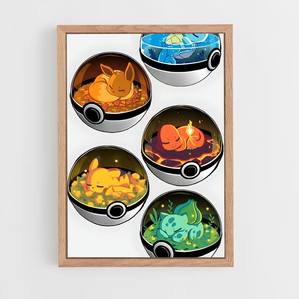 Poster Poke Mania – affiche Pokemon (vue 4)