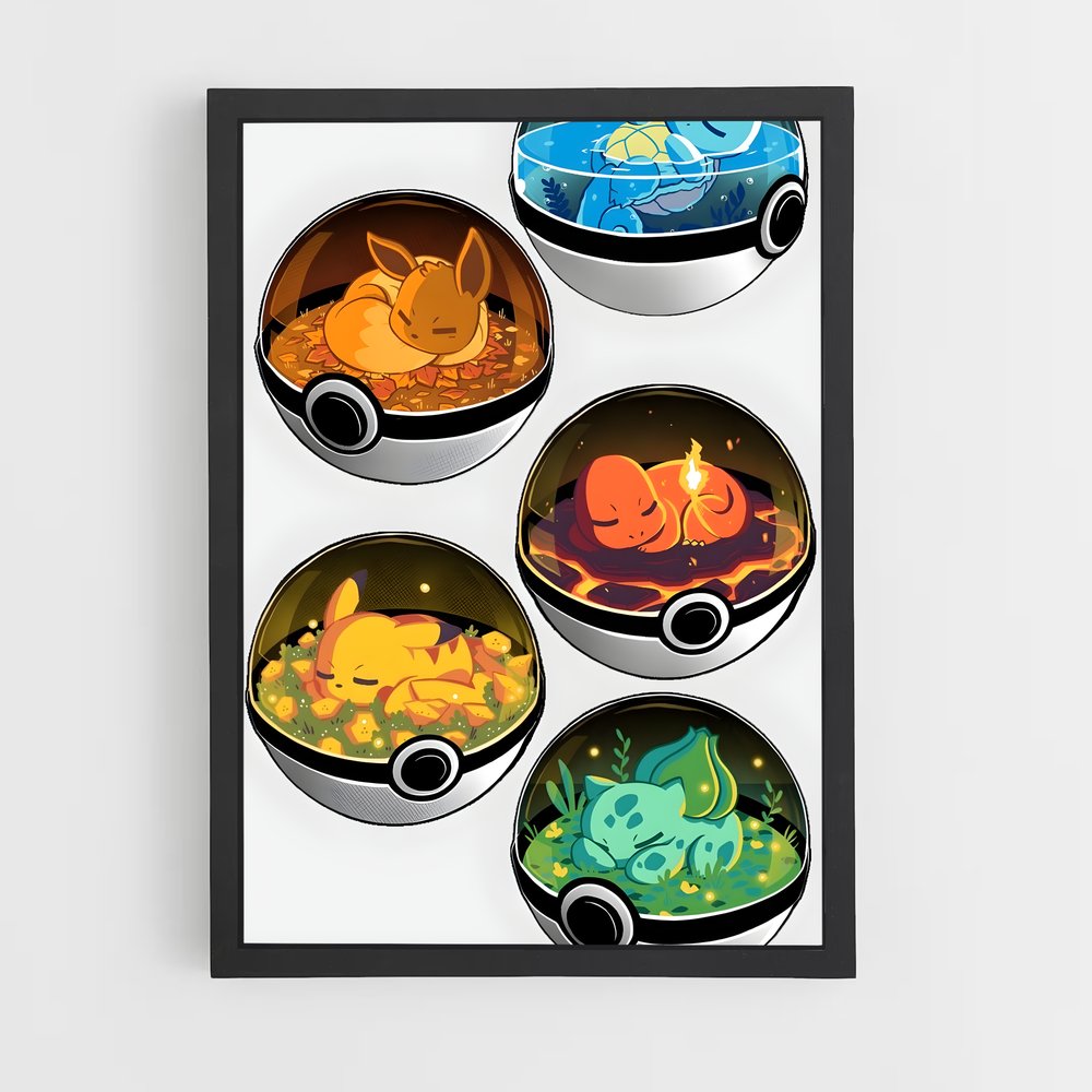 Poster Poke Mania – affiche Pokemon (vue 2)