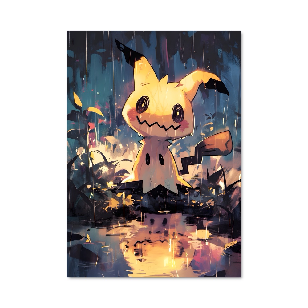 Poster Pluie Pokémon – affiche Pokemon