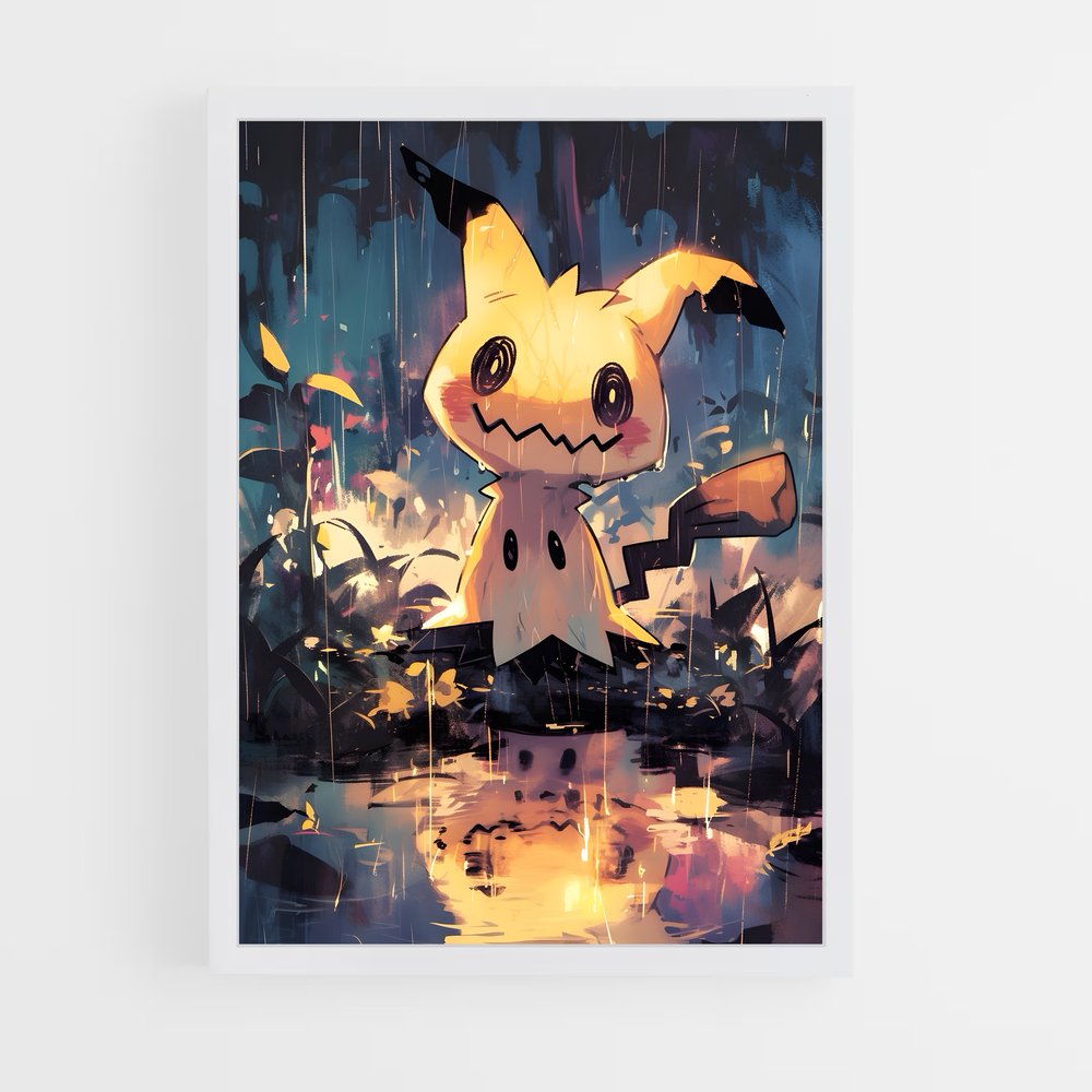 Poster Pluie Pokémon – affiche Pokemon (vue 3)