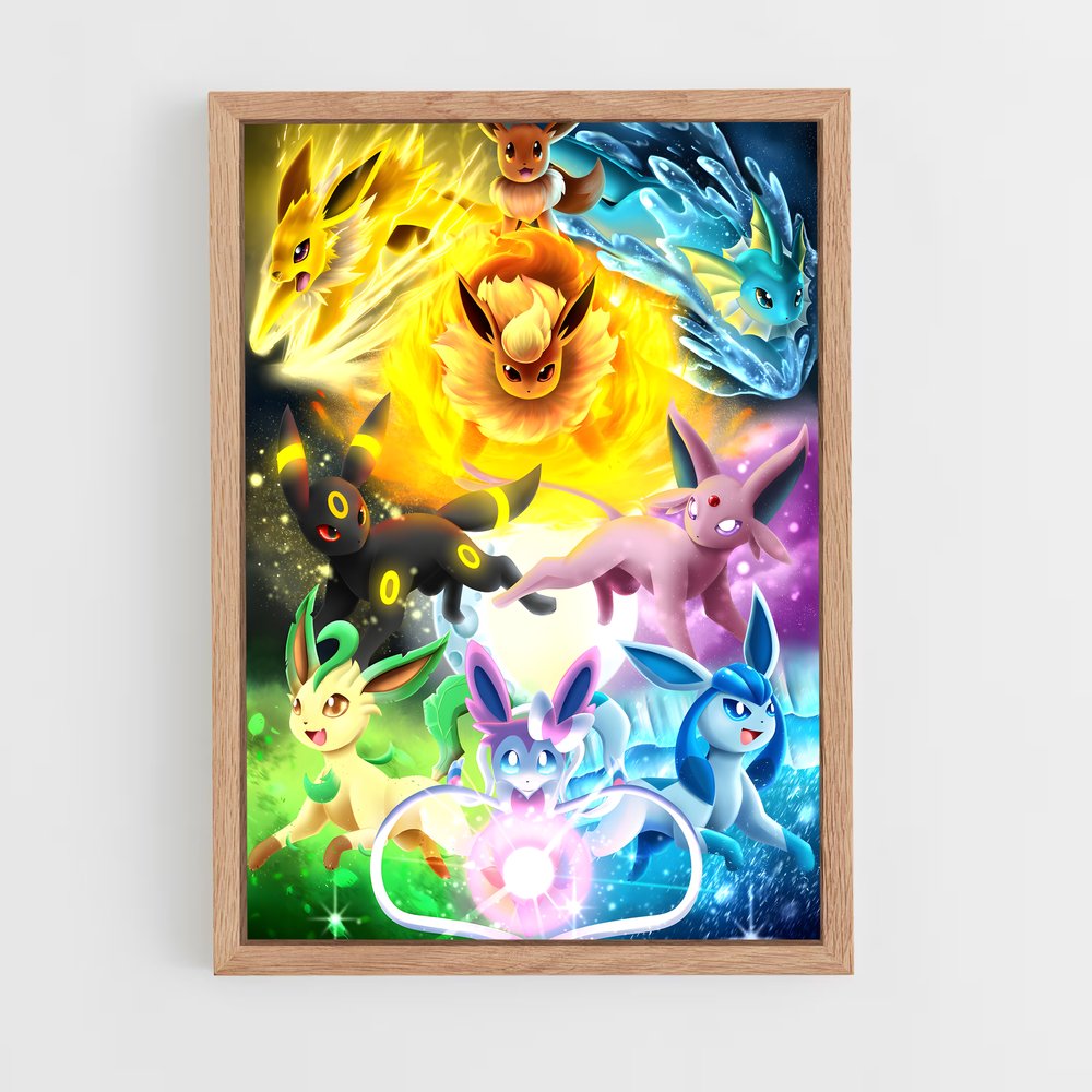 Poster Pokémon Fantasy – affiche Pokemon (vue 4)