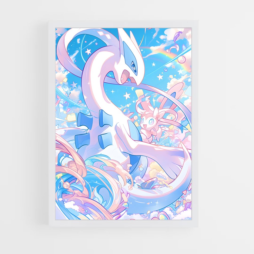 Poster Étoile de Nuage – affiche Pokemon (vue 3)