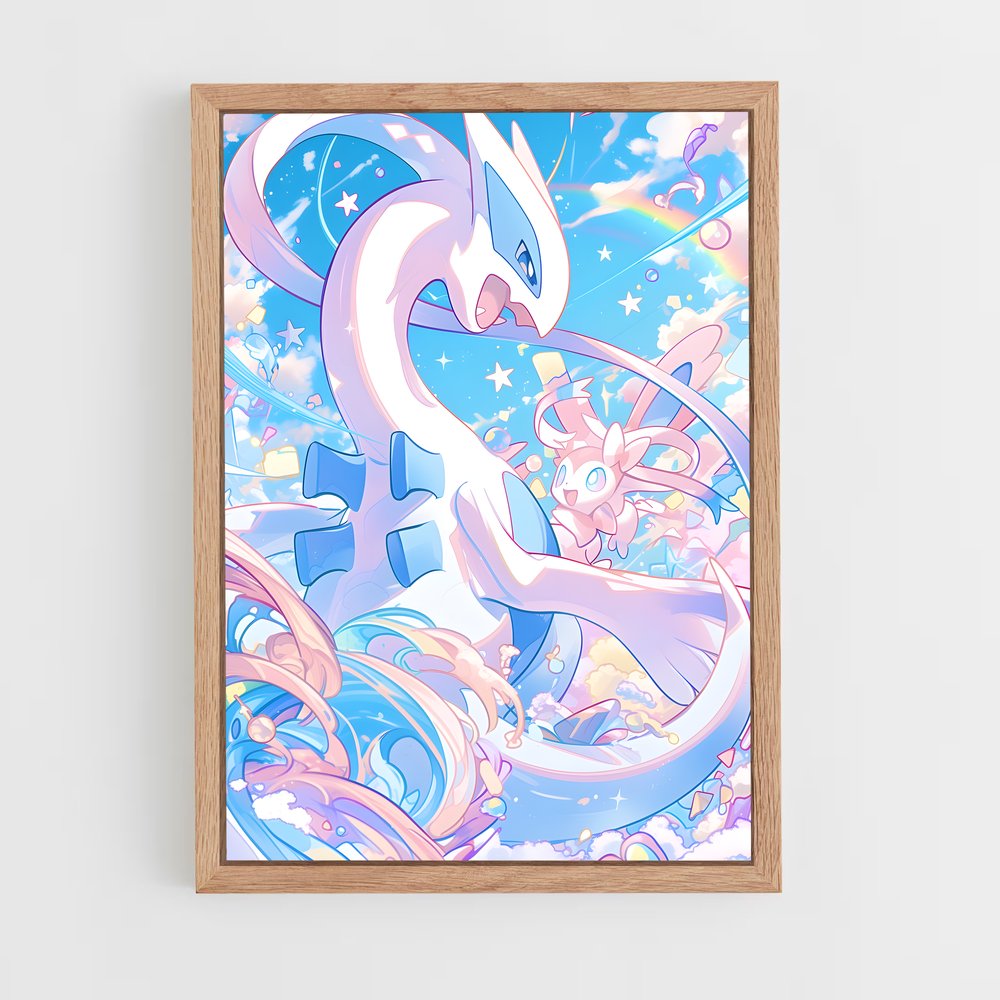Poster Étoile de Nuage – affiche Pokemon (vue 4)
