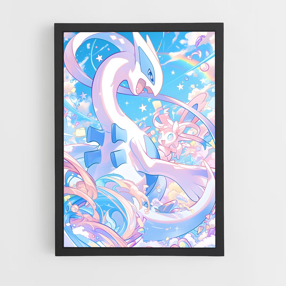 Poster Étoile de Nuage – affiche Pokemon (vue 2)