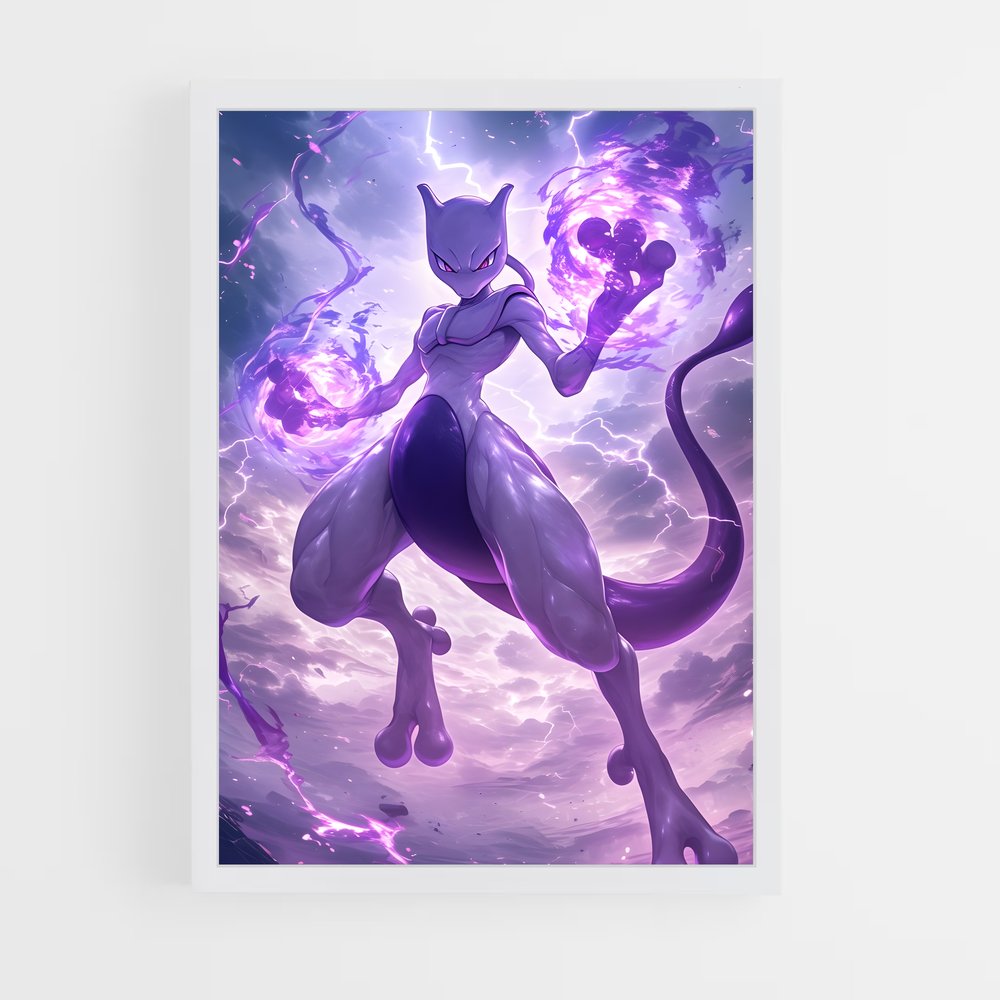 Poster Éclair Félin – affiche Pokemon (vue 3)