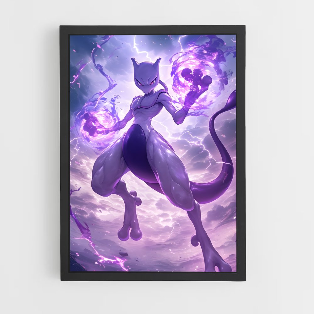 Poster Éclair Félin – affiche Pokemon (vue 2)
