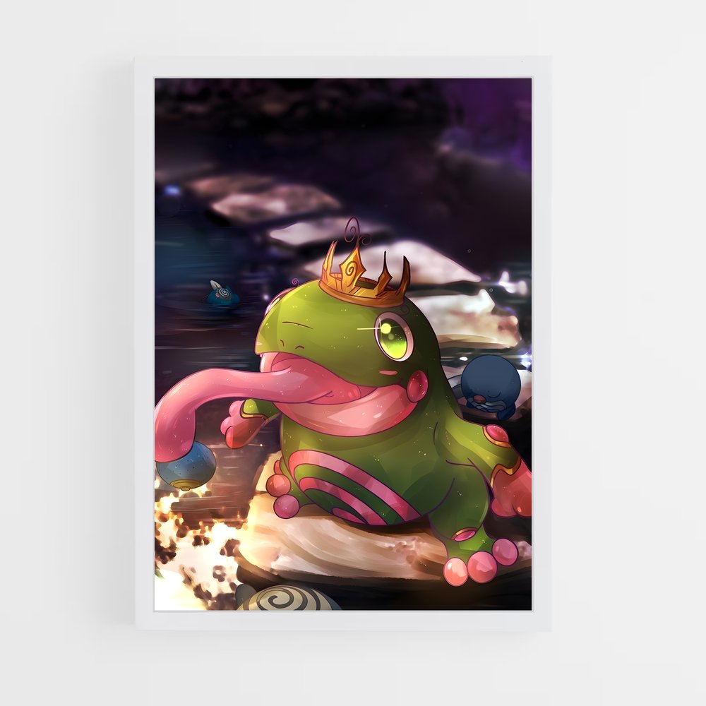 Poster Le Roi Grenouille – affiche Pokemon (vue 3)