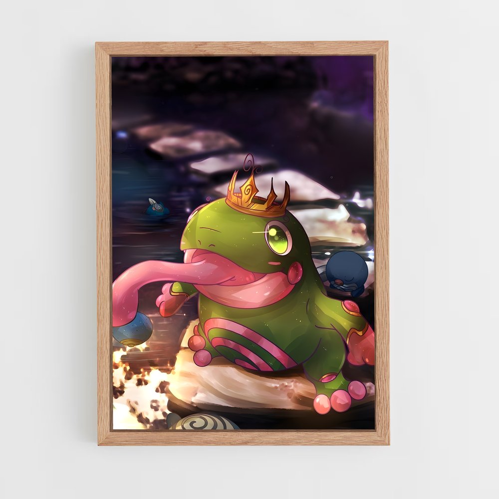 Poster Le Roi Grenouille – affiche Pokemon (vue 4)