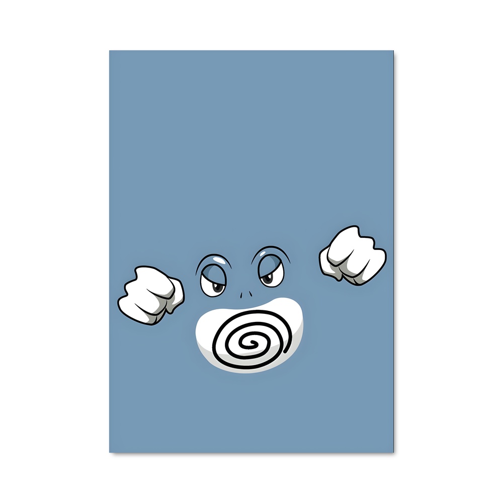Poster Poliwrath en Folie – affiche Pokemon